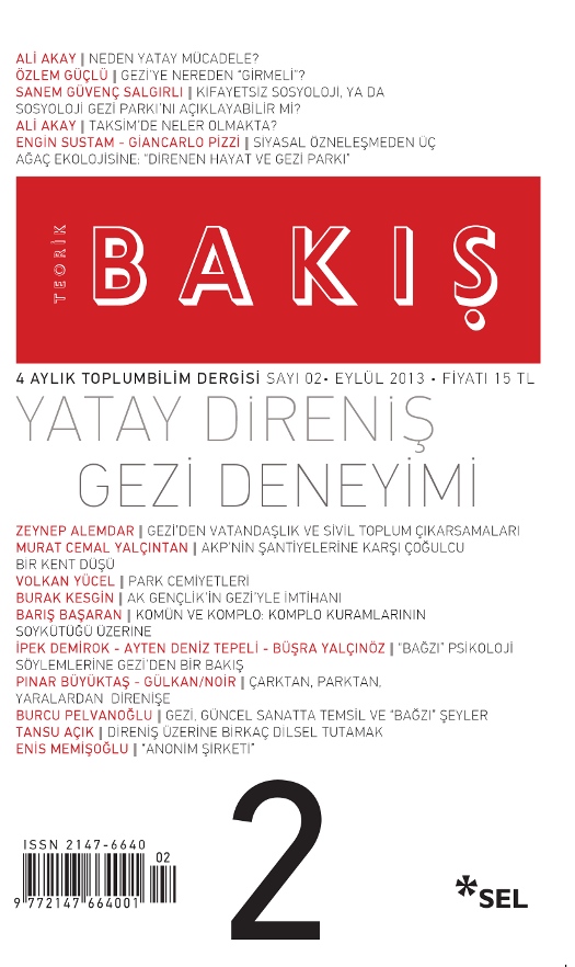 Teorik Bak 2 / Gezi Deneyimi: Yatay Direni